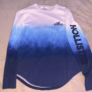 Ombrè Blue Hollister Long Sleeve